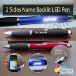 LED Light Name Pen with Stylus