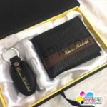 Wallet and Keychain Gift Set