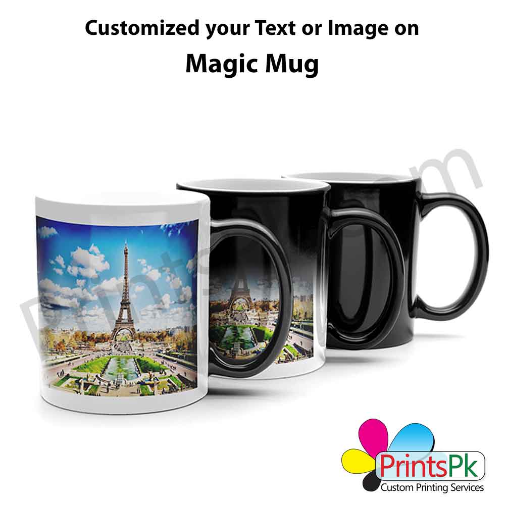 Magic Mug Printing Heat Sensitive Color Changing Picture Cup