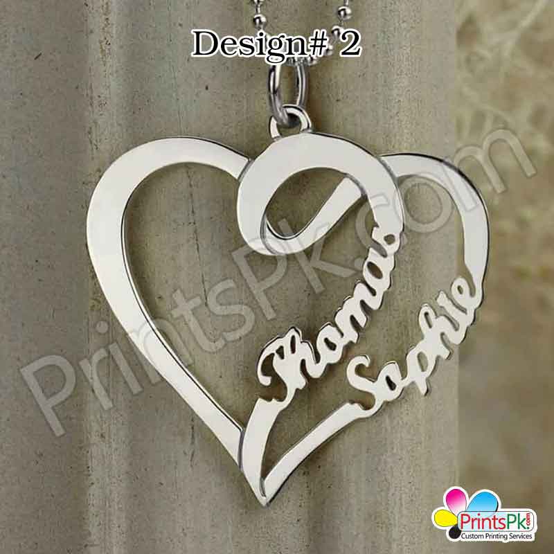 Customized Name Necklace Name Locket Online In Pakistan