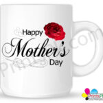 Happy Mothers Day Red Rose
