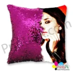 Purple Magic Cushion Mermaid Pillow Personalize Purple Sequin Pillow