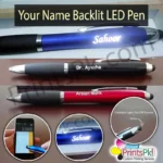 Name LED Light Pen with Stylus