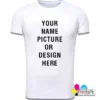 Customized Cotton T Shirt Printing Name & Picture T-Shirt