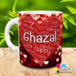 Valentines Day Mug with Photo and Name Best Love Gift