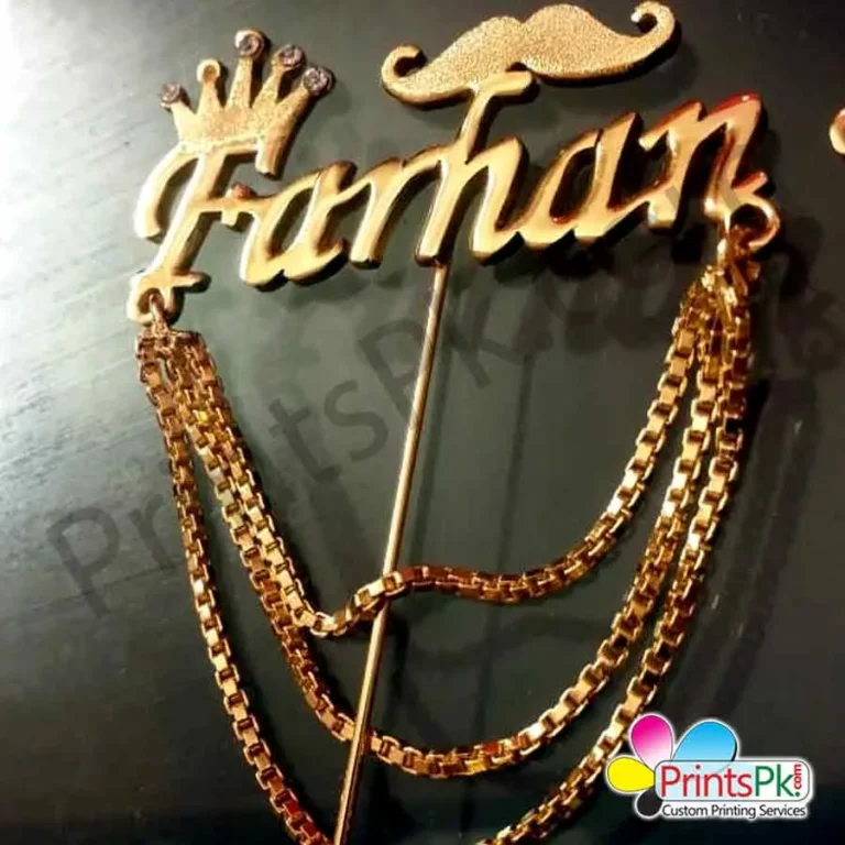Farhan Name Coat Pin, custom name Coat Pin, name Brooche,