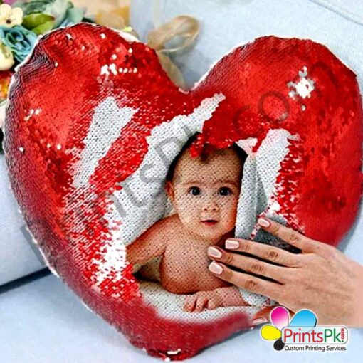 Magic Pillow Heart Shape with photo