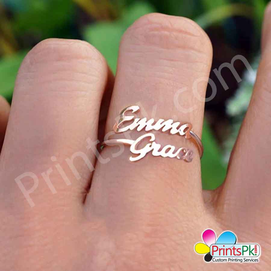 Personalized Ring Name Ring Custom Name Ring Stackable Ring Your Name  Jewelry Customize Ring Three Names Ring Two Name Ring B1 - Etsy