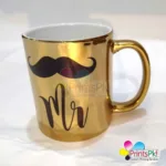 Electroplated Golden Mug (Shiny High Gloss)