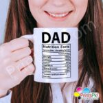 Dad Nutrition Facts Mug