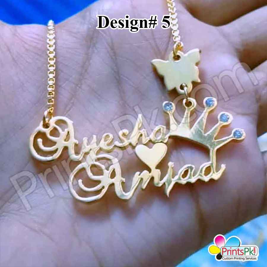 Customized Name Necklace Name Locket Online In Pakistan
