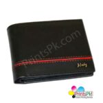 Black Red Piping Wallet