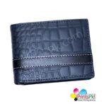 Blue Wallet (Crocodile Texture)