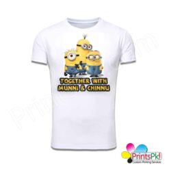 Minions Family Tshirt order online in Pakistan