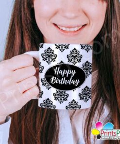 Happy Birthday Mug white