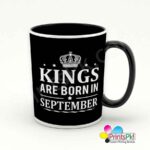 Kings are Born in September Mug