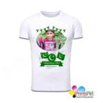 Independence Day 14th August Custom Picture & Name Printed T-Shirt