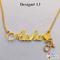 Aisha name locket nustom name necklace