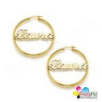 Hoop Name Earring