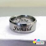 Name Engraved Ring