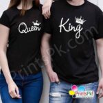 King Queen Black T-Shirt