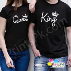 King Queen Black T-Shirt.