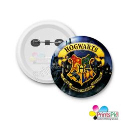 Hogwarts crest badge, Harry Potter button Badge