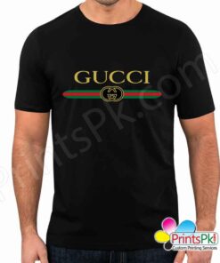 Gucci Logo Printed Half Sleeves T-Shirt