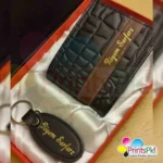 Customized Name Wallet And Keychain