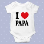 I Love Papa Romper