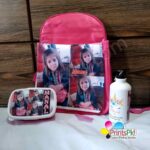 Custom Picture School Bag Lunch box & Water Bottle (Discount Deal)