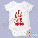 i love you Mom Romper