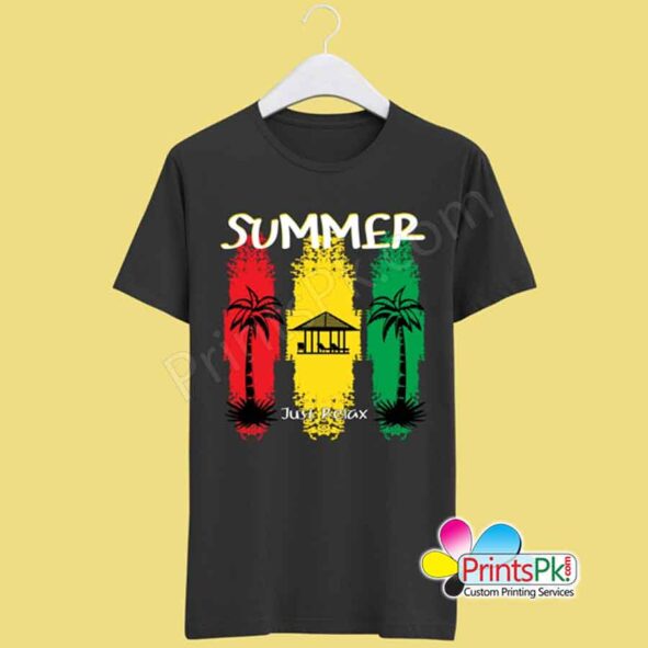 Summer black t shirt