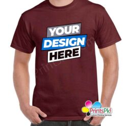 Customized Maroon T-shirt