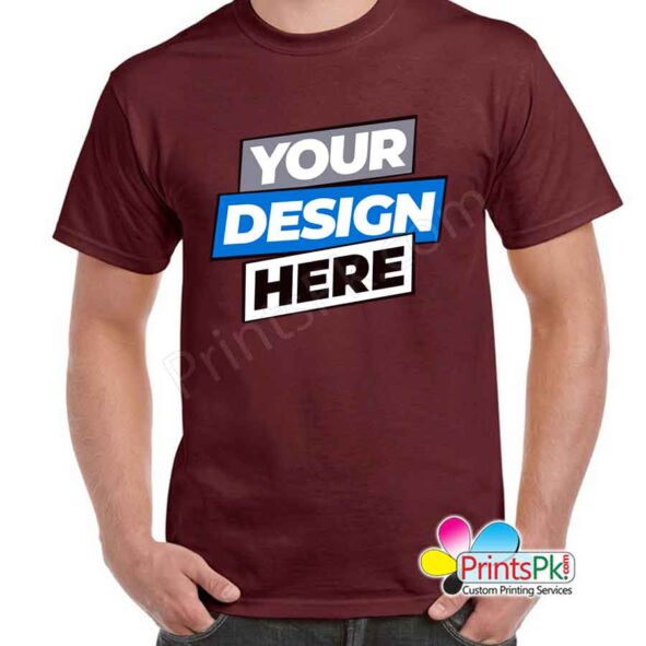 customized maroon t shirt, name shirt maroon