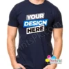 Customized Navy Blue T-Shirt Printing