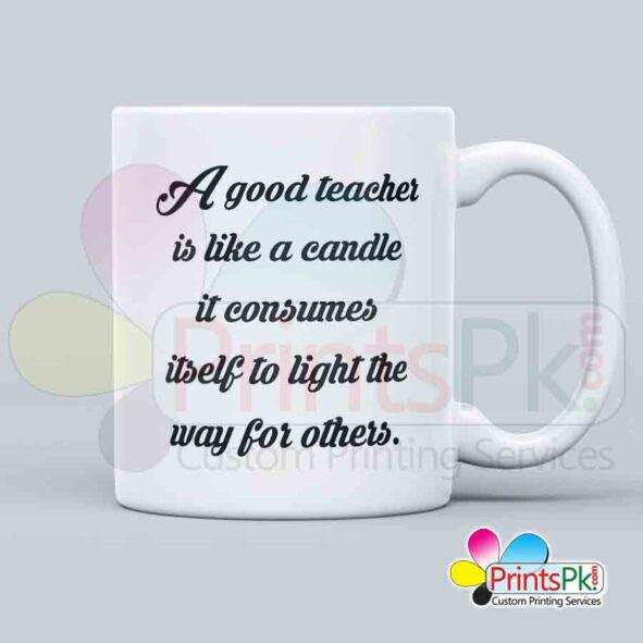 A good teacher is a like a candle it consumes itself to light the way for others, gift for teacher, Teachers day gift
