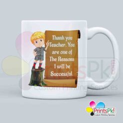 Thank you teacher you are one of the reasons i will be successful qoute mug for teacher, qoute for teachers, customized mug for teacher, gift for teacher, gift for sir
