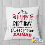 Birthday Cushion with Name Customized Birthday Gift