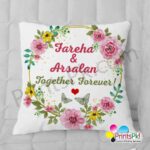 Together Forever cushion with Couple name
