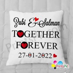 together forever cushion, best wedding gift, nikkah gift, engagement gift, anniversary gift