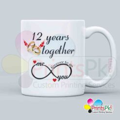 Years together mug for your love, best anniversary gift, best gift for your husband and wife, best valentines day