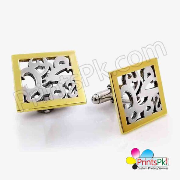 Personalized Calligraphy Cufflinks, Mohammad Name cufflinks