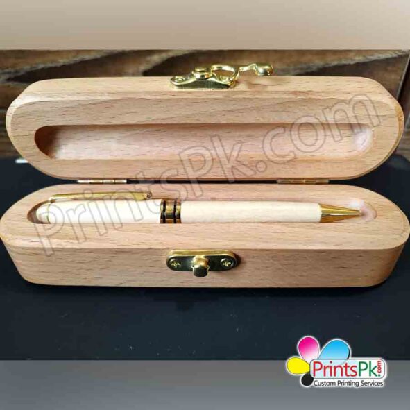 Name Engraved Wooden Pen with Unique Engraved Pen Case, Customized Gift