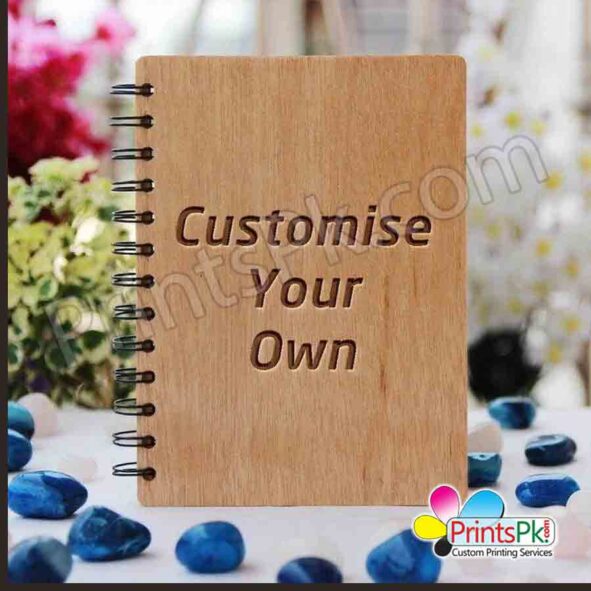 Customized Engraved Wood Diary, Name engraved Diary, Personalized name Engraved diary