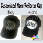 Customized Name Reflector Cap - Magic Name Cap