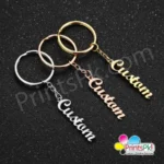 Name Metal Keychain - Your Name Keyring