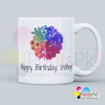Happpy Birthday Wifey Mug, Custom Wife Mug