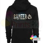 Customized Silver Name Hoodie - Personalize With Your Name