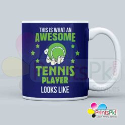 Tennis Mugs, Personalized Tennis quote mugs